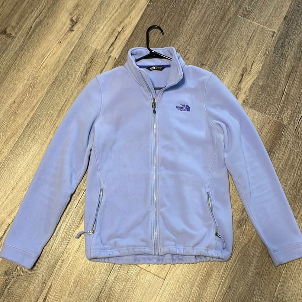 Women’s North Face Zip Up Jacket, Light Purple